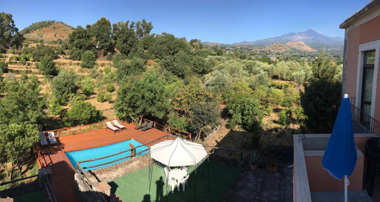 Villa Bonaccorso - Antica E Maestosa Villa Con Piscina Ai Piedi Dell'Etna فياغراندي المظهر الخارجي الصورة